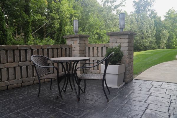 Stamped Concrete Patio Installation in Westfield