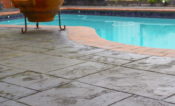 Stamped Patio Construction in Westfield