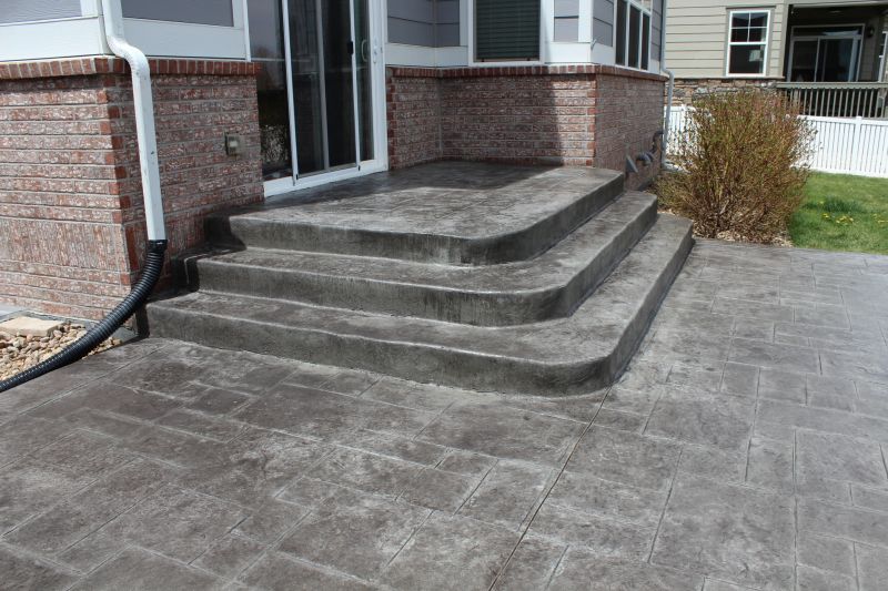 Stamped Concrete Patio Installation